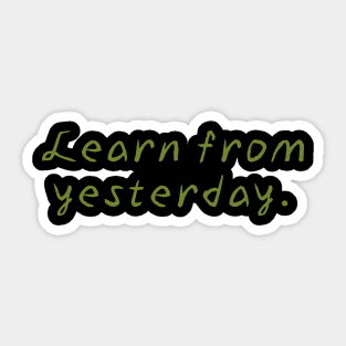 learn Sticker